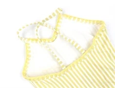 Lil Atelier sahara sun stribet badedragt